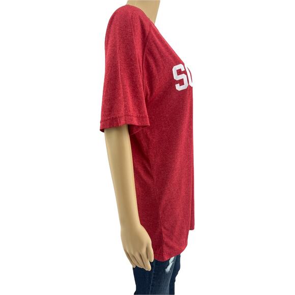 Knights Apparel (M) Red Oklahoma Sooners College Football Jersey Tee Shirt - Picture 4 of 6